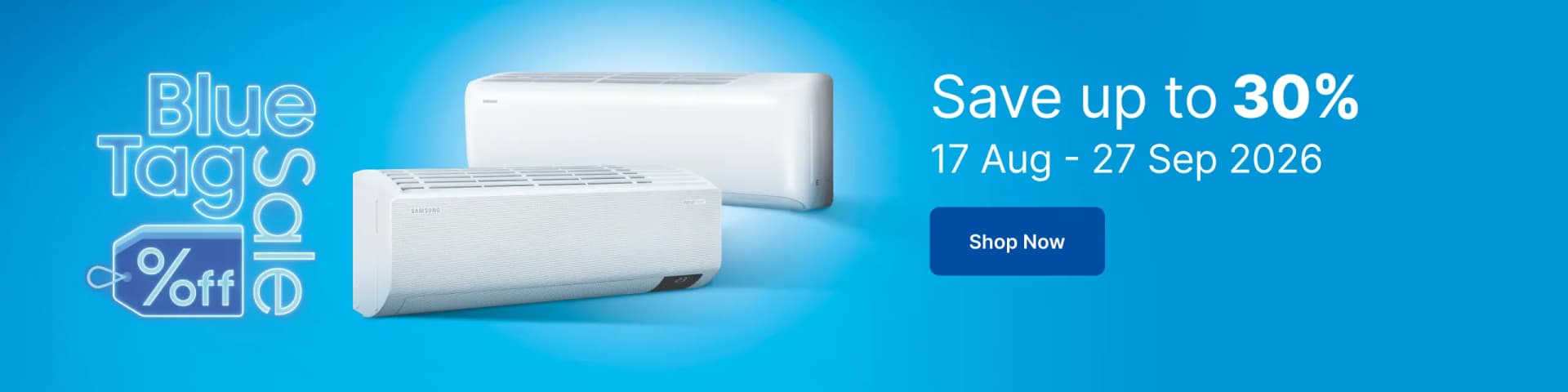 Blue Tag Sale — save up to 30%