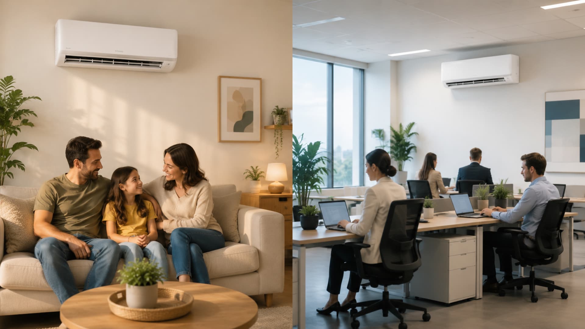 Wall split air conditioner providing comfort for a South African home or business