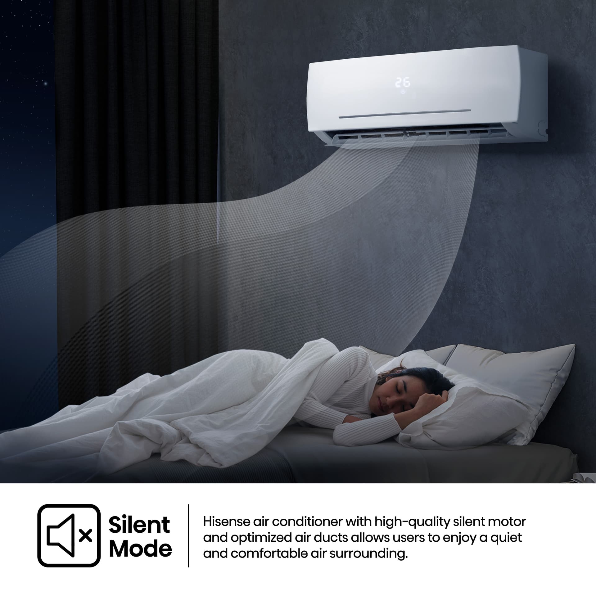 Hisense High Comfort Wall Split Inverter Air Conditioner