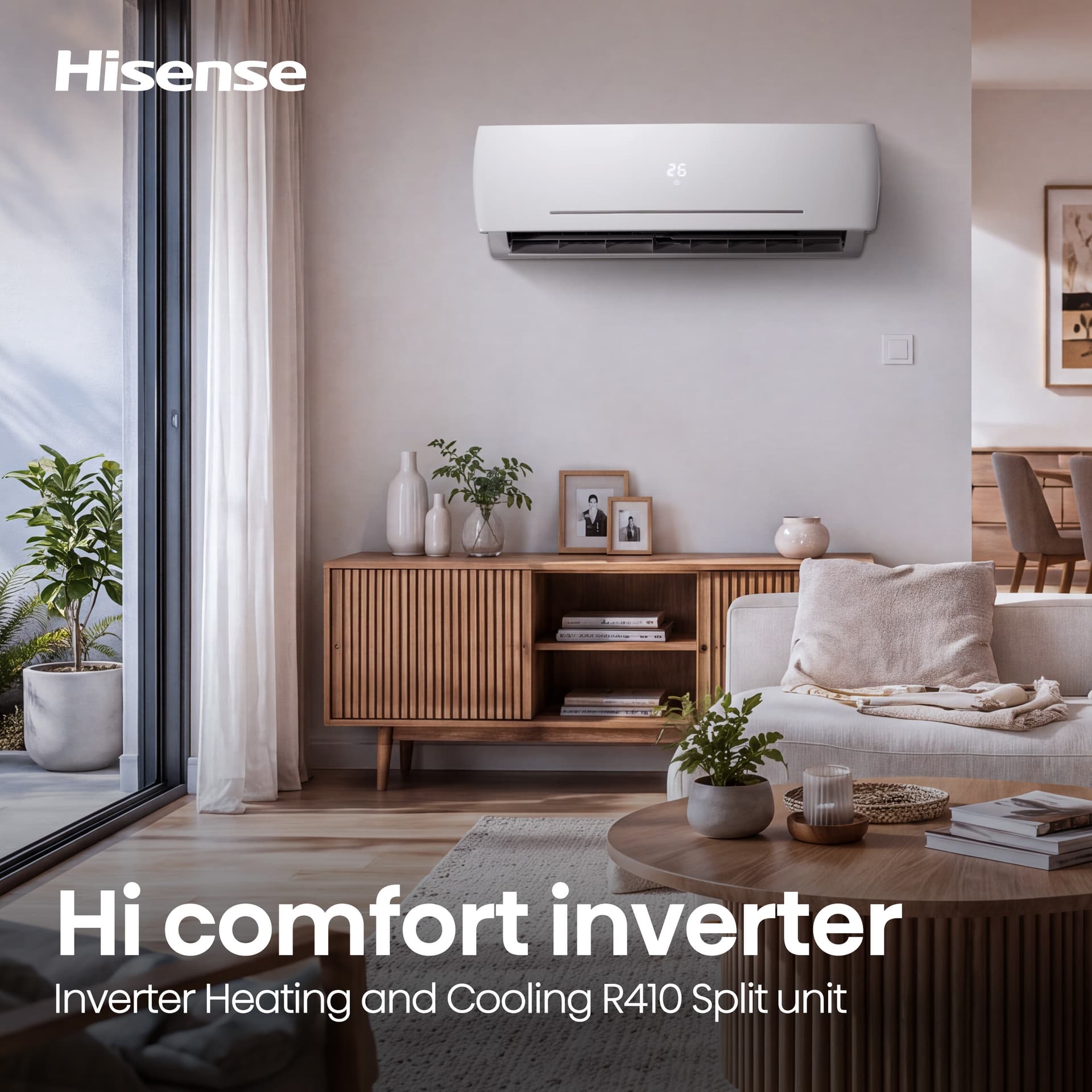 Hisense High Comfort Wall Split Inverter Air Conditioner