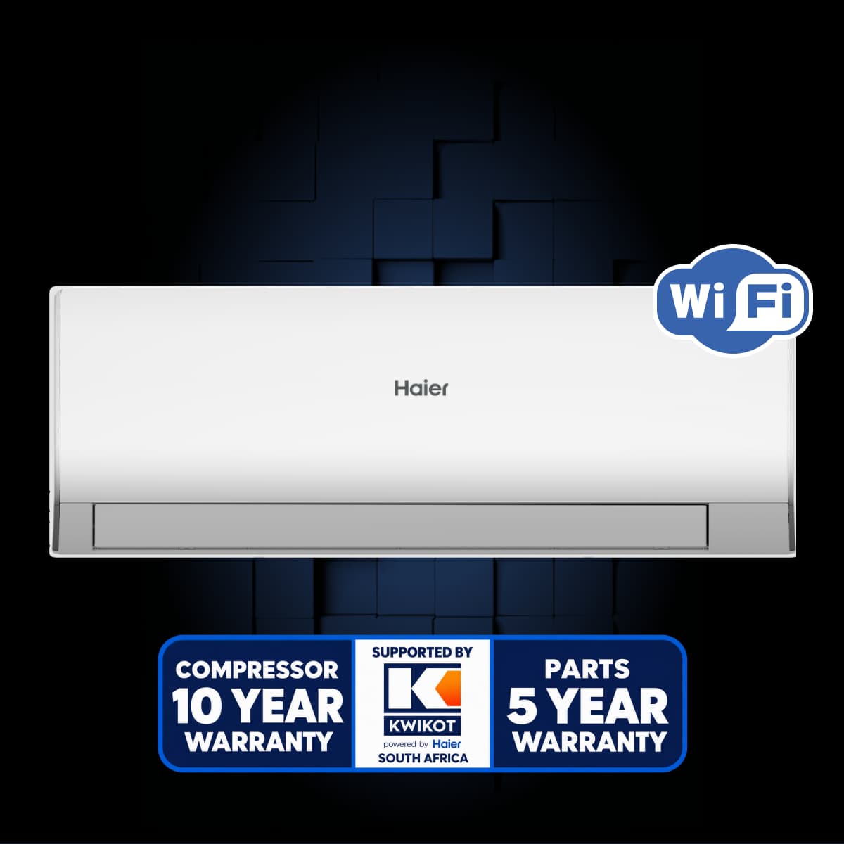 Haier AI ECO Wall Split Inverter Air Conditioner - Wi-Fi Enabled