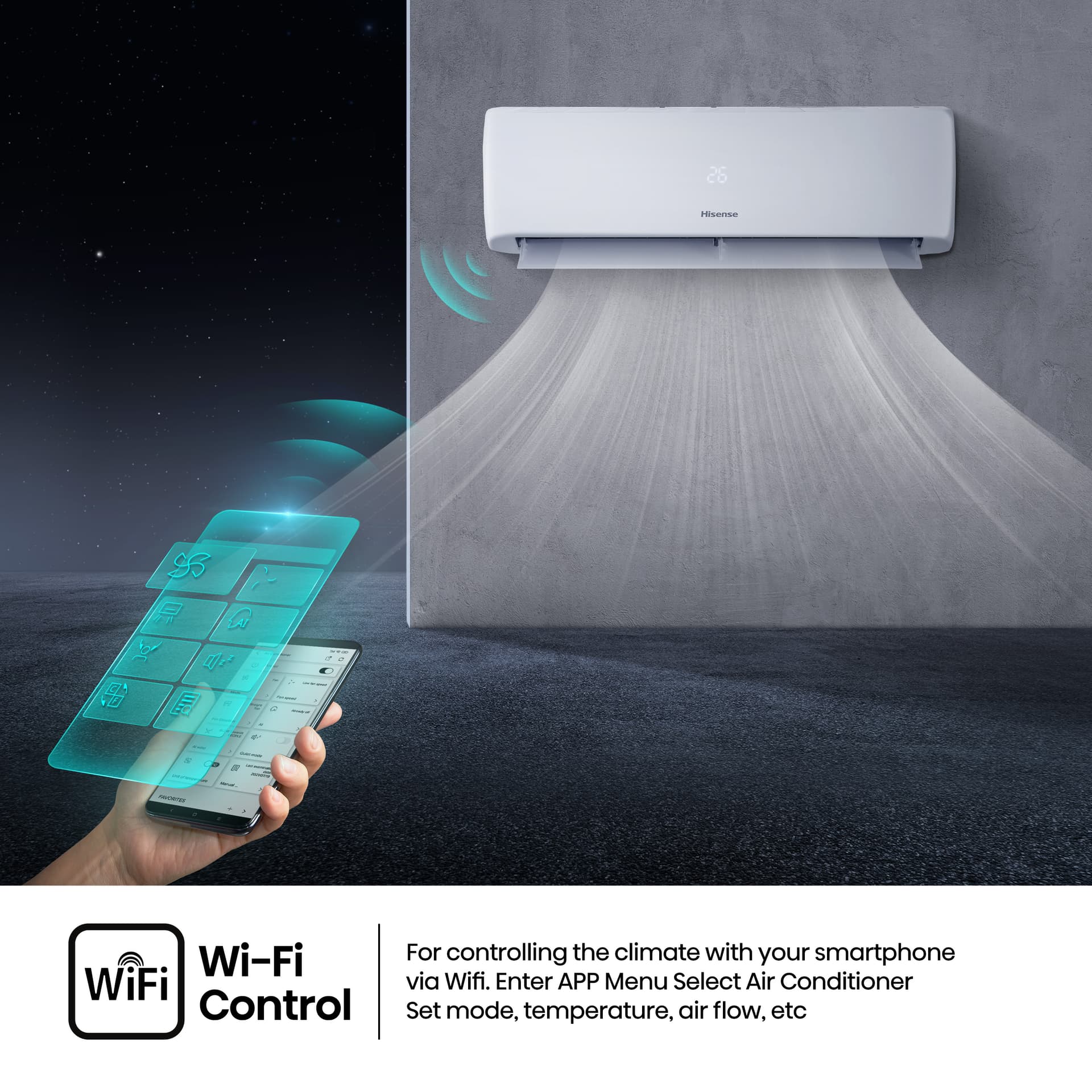 Hisense Aeolus Non-Inverter Air Conditioner