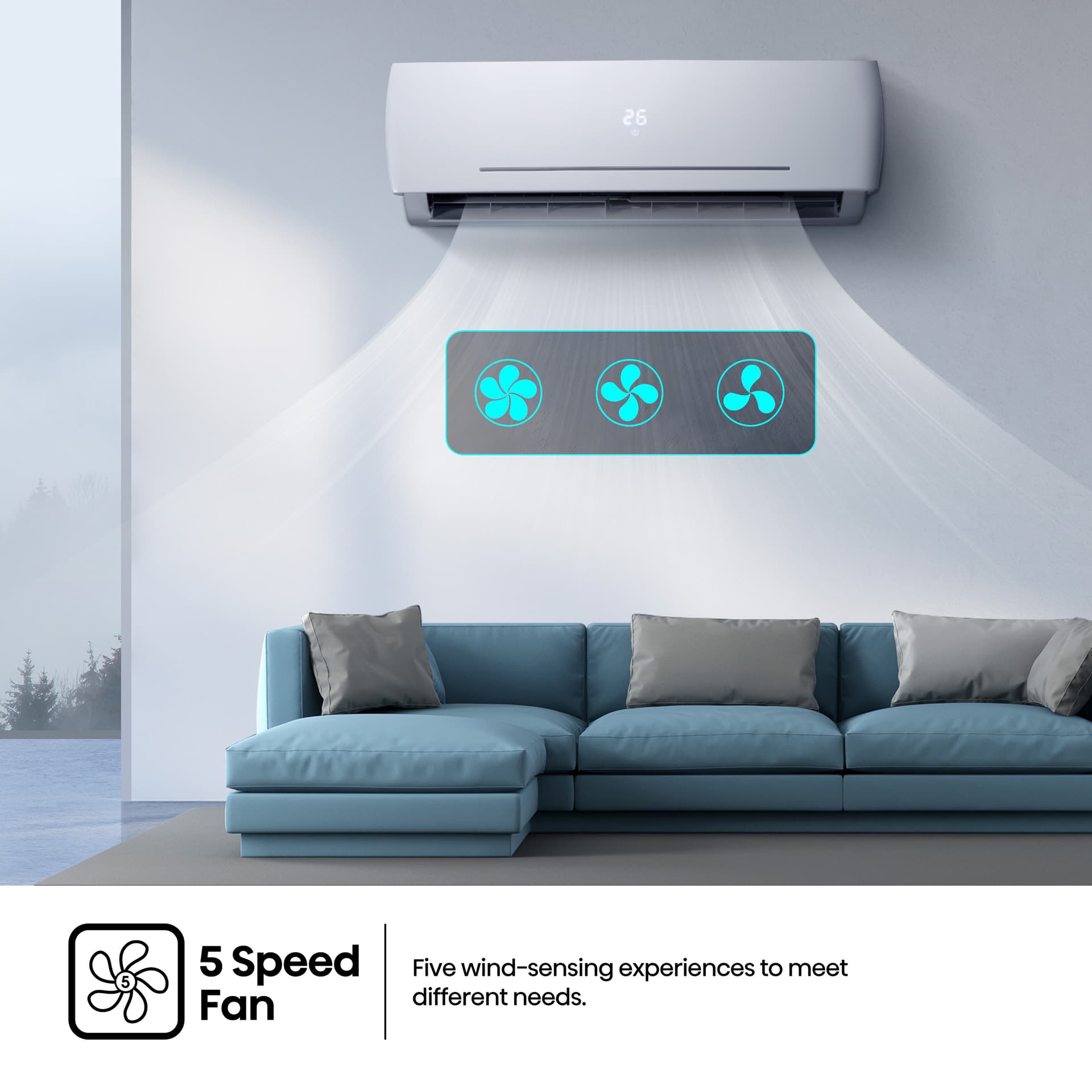 Hisense High Comfort Wall Split Inverter Air Conditioner
