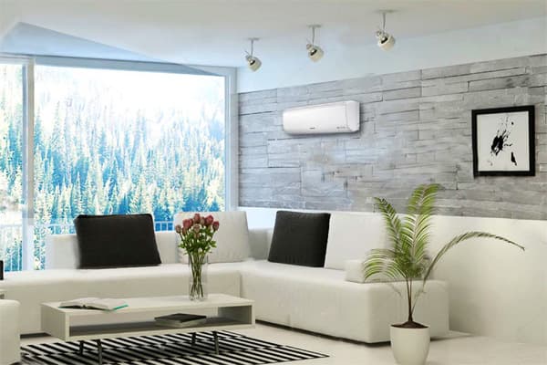 Living Room With Wall Split Aircon | ACDirect