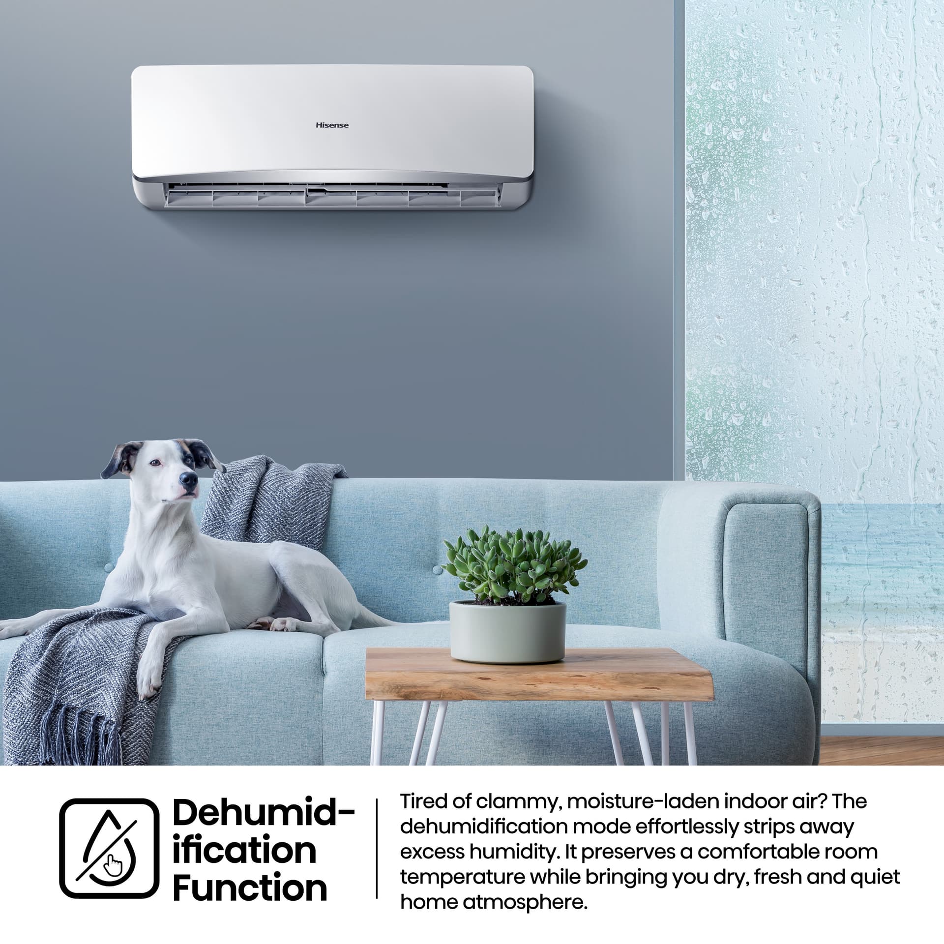 Hisense High Comfort Wall Split Non-Inverter Air Conditioner