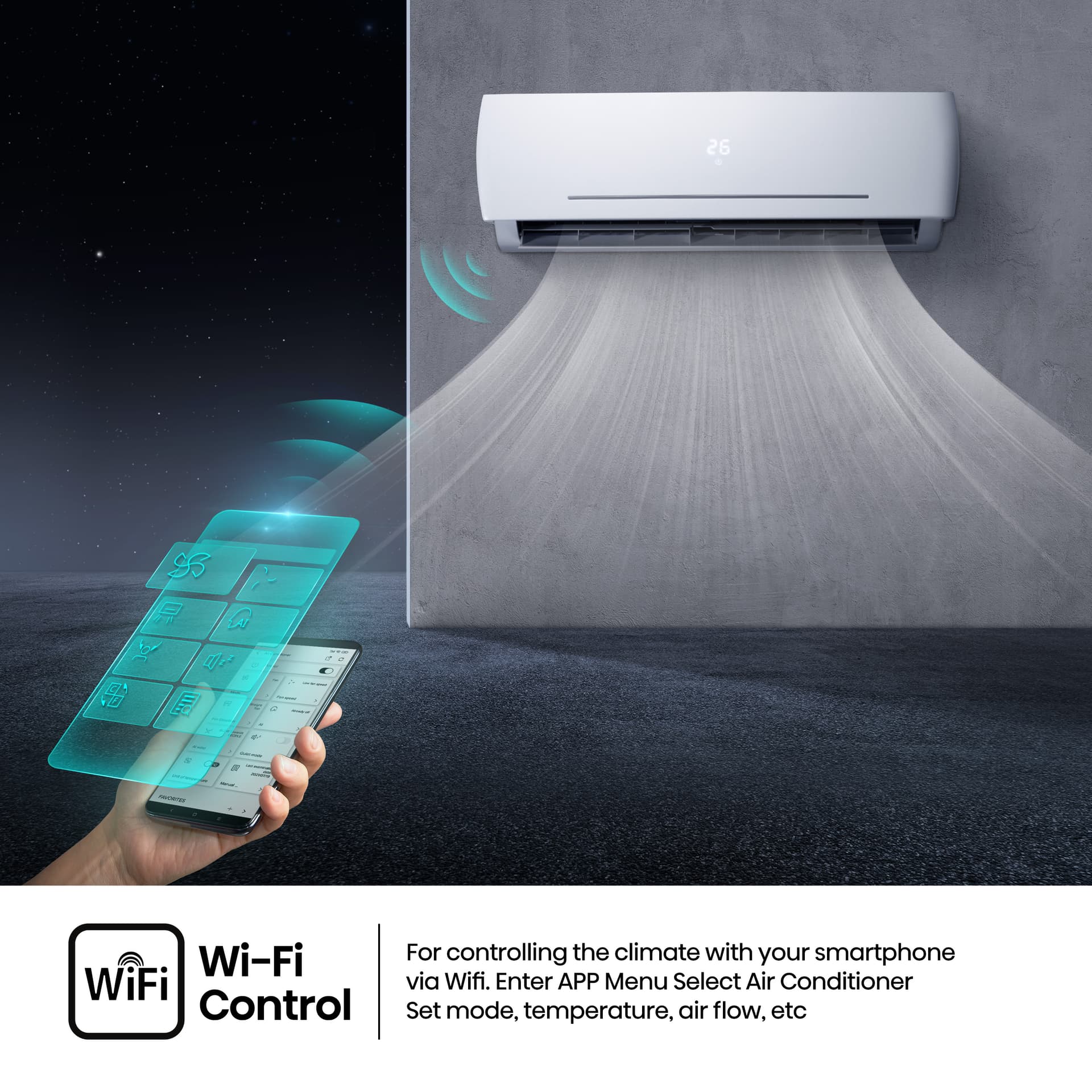 Hisense High Comfort Wall Split Inverter Air Conditioner