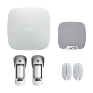 Ajax Hub 2 Plus Outdoor Alarm Starter Kit - Two Camera Passives (Wi-Fi & LTE)