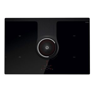 Elica 90cm Aspiration Hob With Downdraft Extractor (Back Glass & Spiral Filter) - 10/NIKOLATESLA BL