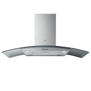 Elica 90cm Curved Glass Cooker Hood (Stainless Steel) - 10/CIRCUS90