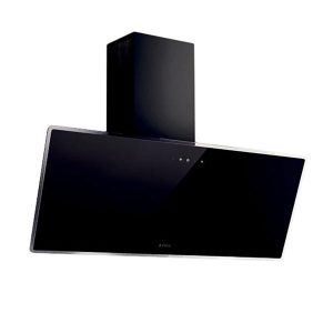 Elica 90cm Vertical Glass Cooker Hood (Black) - 10/SHIRE90