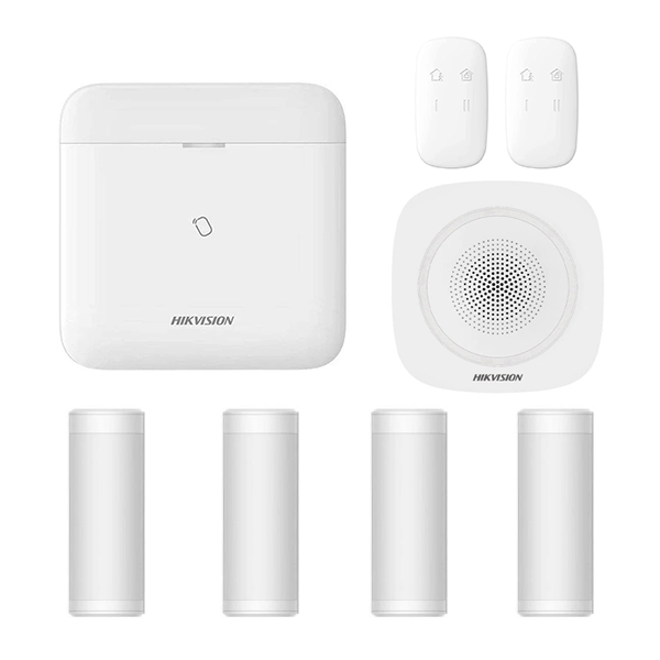 HIKVISION AX-PRO 96 ZONE Outdoor Alarm Starter Kit – Four Detector Passives - Wi-Fi, 3G & LTE