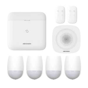 HIKVISION-AX-PRO-64-ZONE-Indoor-Alarm-Starter-Kit-Four-Detector-Passives-(Wi-Fi