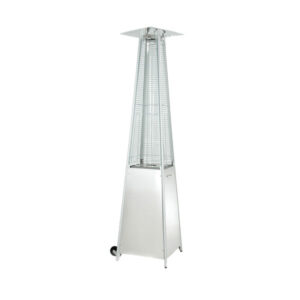 Totai Glass Tube Patio Heater - Stainless Steel