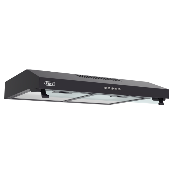 Defy 60cm Standard Cooker Hood - Black DCH60B