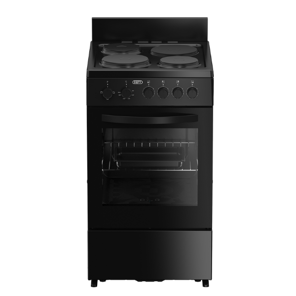 Defy 50cm Freestanding Electric Cooker - Black DSS554