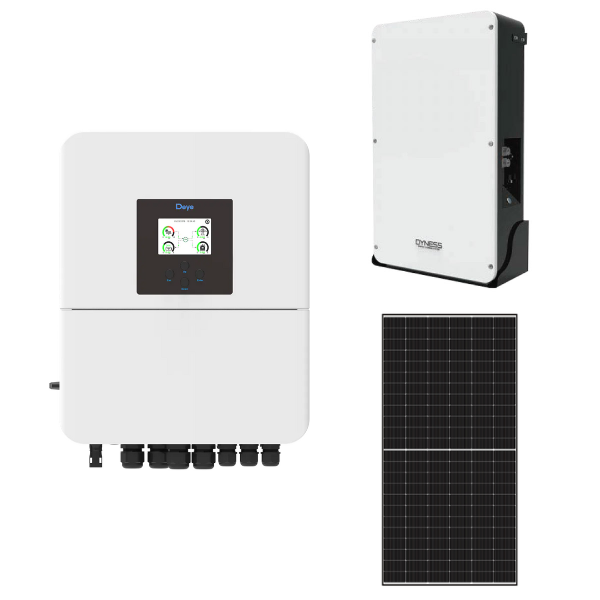 Deye 5kW Solar, Inverter & Battery Combo Deal - 1 X Deye 5kW Inverter, 1 X 10kW Dyness Lithium Ion Battery & 6 X Sunova 585W Solar Panels