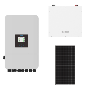 Deye 8kW Solar, Inverter & Battery Combo Deal - 1 X Deye 8kW Inverter, 1 X 5kW Dyness Lithium Ion Battery & 16 X Sunova 585W Solar Panels