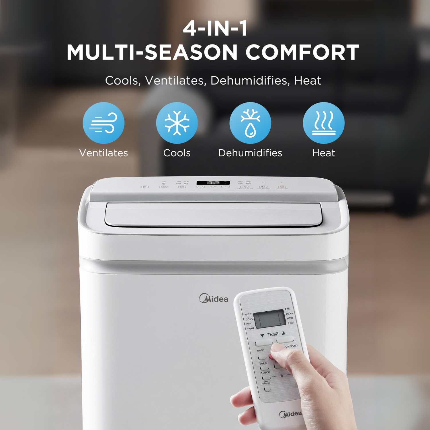 Midea Portable Air Conditioner 12000Btu - MPPX-12HRN7-QB6-A (WiFi Enabled) - 2