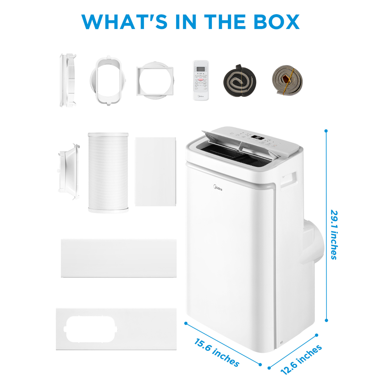 Midea Portable Air Conditioner 12000Btu - MPPX-12HRN7-QB6-A (WiFi Enabled) - 3