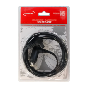 SnoMaster 12V DC Cable with 90° Cigarette Lighter Plug – SMACC-003