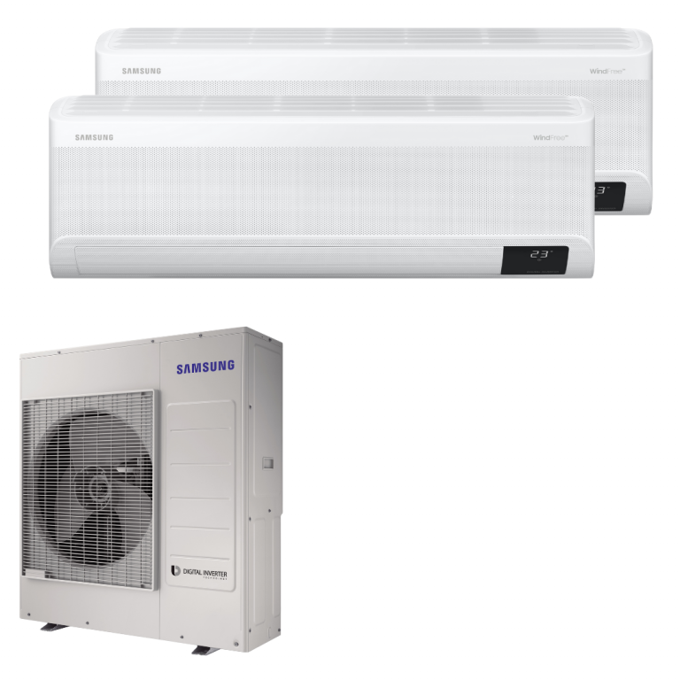 Samsung Multi Split Dual Zone 34 000 Btu/hr (18+24) Inverter Air ...