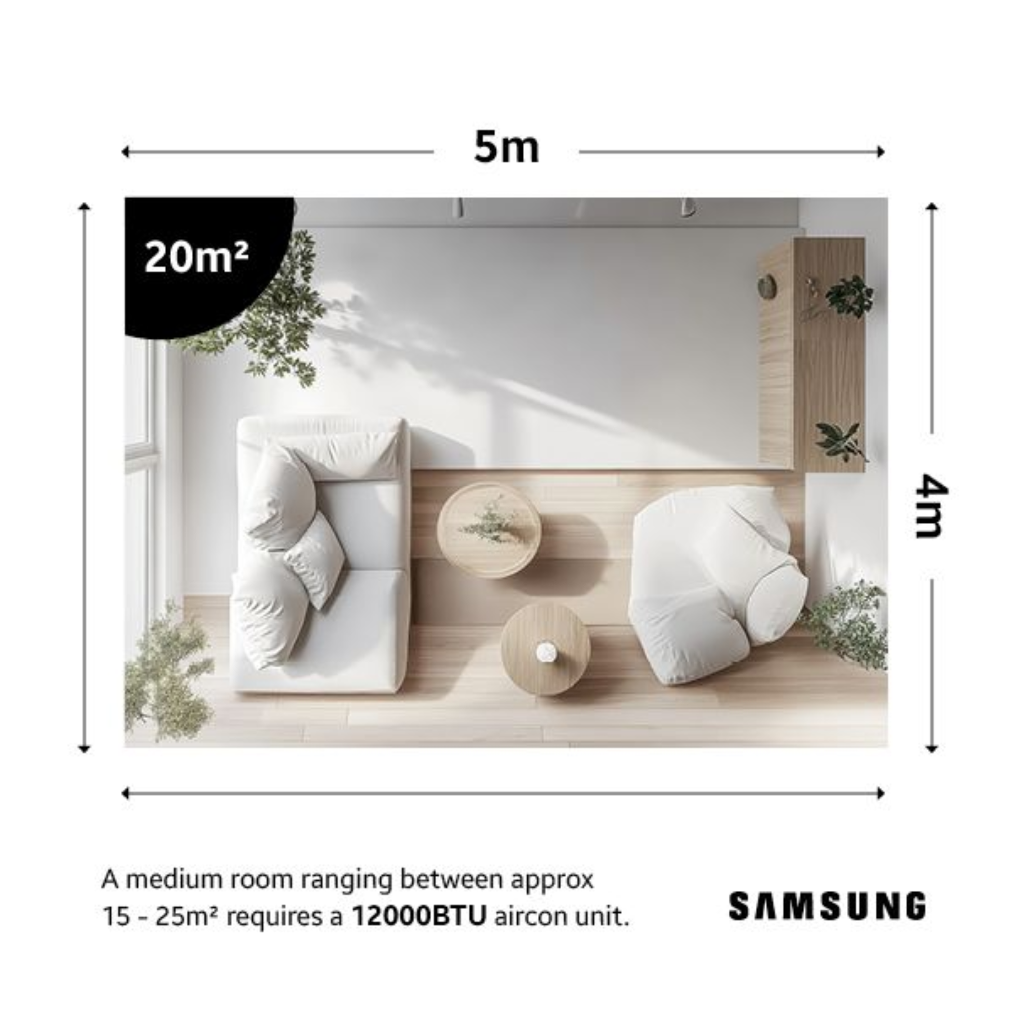 Samsung AR40 Wall Split 24000 Btu/hr Inverter Air Conditioner - Image 10
