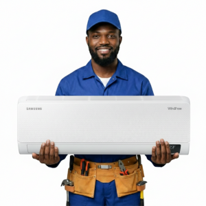 Samsung AR6500 Wind Free Wall Split 9000 Btu/hr Inverter Air Conditioner + Professional Installation Combo