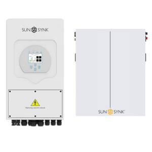 SUNSYNK 8kW Inverter & Battery Combo Deal – 1 X SUNSYNK 8kW Inverter & 1 X 10kW 200Ah 51.2V Lithium Ion Batteries